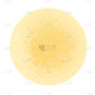 黄色月亮中国风中秋节元素贴纸