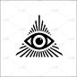 所有能看见眼睛的符号。