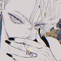 红豆布丁半糖采集到插画-时尚