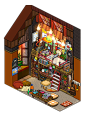 Attic bedroom design by Cutiezor