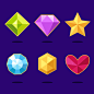 Video game element set
