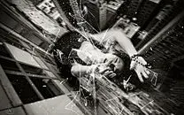 黑色系性感美女图片壁纸