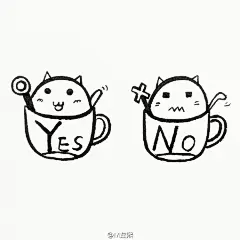 .M #我的心中每天开出一朵花##简笔画教程# 猫咪咖啡杯 一杯咖啡 一个你 