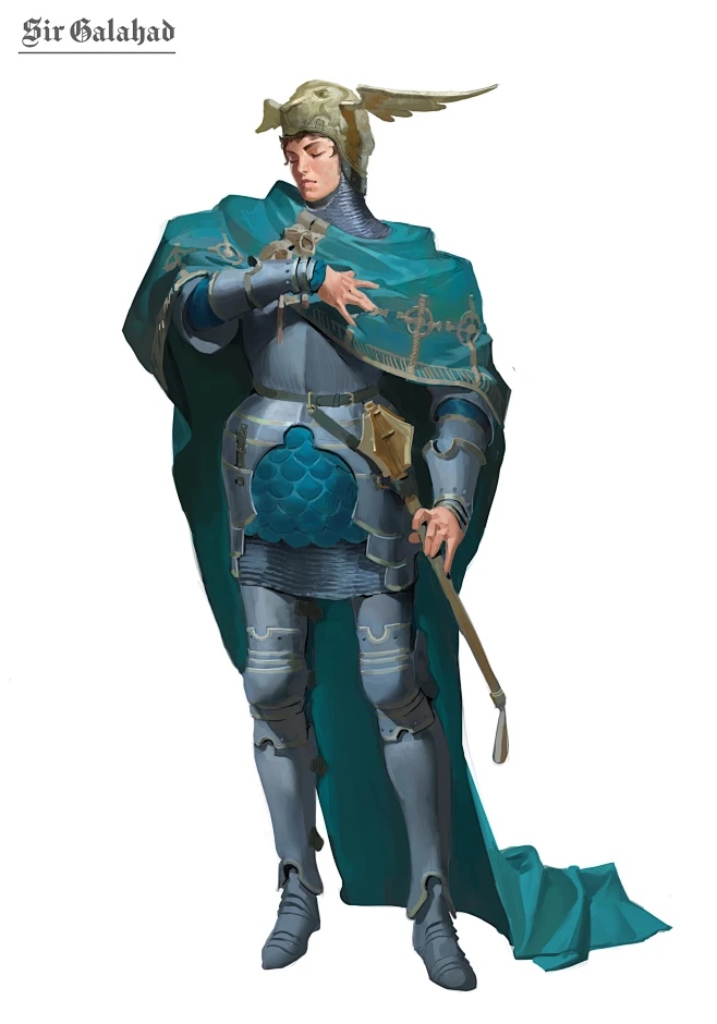 The Legend of King Arthur - Character Design Challenge-花瓣网