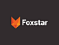 Foxstar identity icon mark illustration logo logo designer sumesh jose foxstar orange gradient colourful concept creative clever space autumn tail cute support run jump star animal fox