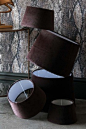Chocolate Brown Sumptuous Velvet Lamp Shade - Available in 3 Sizes