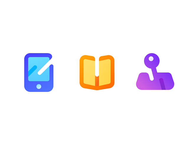 Icons colors style s...