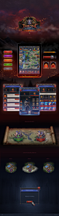 Design interface for game: Throne: Kingdom at War on Behance