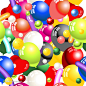 节日彩色气球背景素材-上素材公社下载