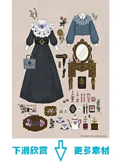 来自画师fouaton的服饰搭配，爱了爱了！

学画画没效果？看看他们从零基础进步有多大 O戳我看学生作品

#绘画素材# #画画素材# #绘画参考#  O戳我看更多绘画素材 ​​​​