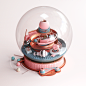 YOOX: Make a Wish : Make a Wish is Yoox international campaign for the christmas season 2017. Illustrated by Peter Tarka, five snow globes were created to showcase, in an abstract way, feature presents you can find at Yoox: the likeables, the desirables, 