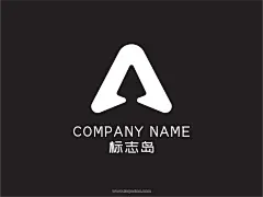 A字母建筑工程电子科技教育LOGO设计-标志岛