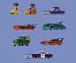 Heist Car Sketches, Nordeus - Work and Play : Heist Car Sketches Colour