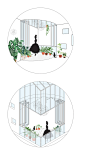 Bee Breeders 香港像素住宅概念设计竞赛结果公布！,二等奖：口袋花园分析图。图片致谢Bee Breeders