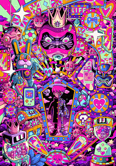 集集豚鼠采集到ip创意插画