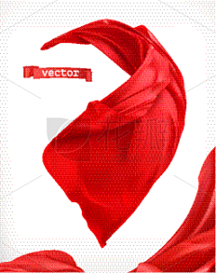 窗帘,红色,三维图形,活力,华丽的,纺织品,浪漫,风,写实,弯曲