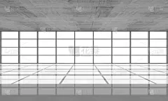 空的,建筑,抽象,室内,混凝土,背景,窗框,陈列室,办公室,正面视角