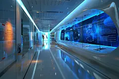 博物馆展厅应用摄影图