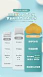 Factory customized silicone pillows for children aged 3 and above, cloud  pillows for babies aged 1-