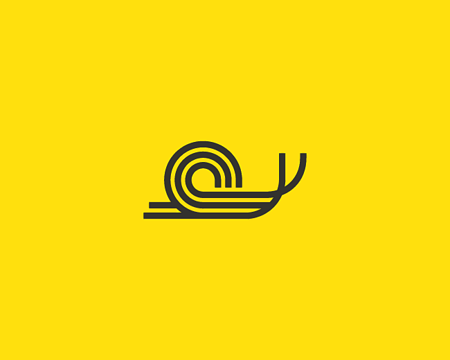 蜗牛logo设计_logo,logo设计...
