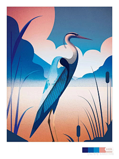 跑回那里去采集到扁平插画