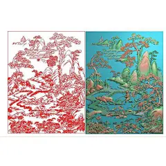 人物山水夏密820615 精雕图Gradation drawing net_5277573165._5277573165