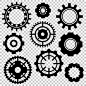 机件,符号,透明,计算机图标,工业,矢量,黑色,动机,自行车齿轮,背景