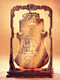 古代玉斧，周朝，在紫禁城故宫博物馆藏品展出。