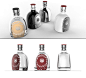 酒瓶设计：本方案灵感来自于传统酒文化和洋酒造型的融合，用玻璃材质为主体，可以实现玻璃、陶瓷、和金属三种效果。