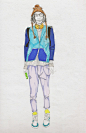 张君雅的相册-街拍服装画