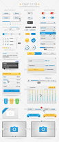 Clean UI Kit - GraphicRiver Item for Sale