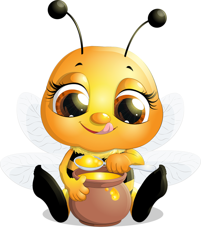 喝蜂蜜的蜜蜂