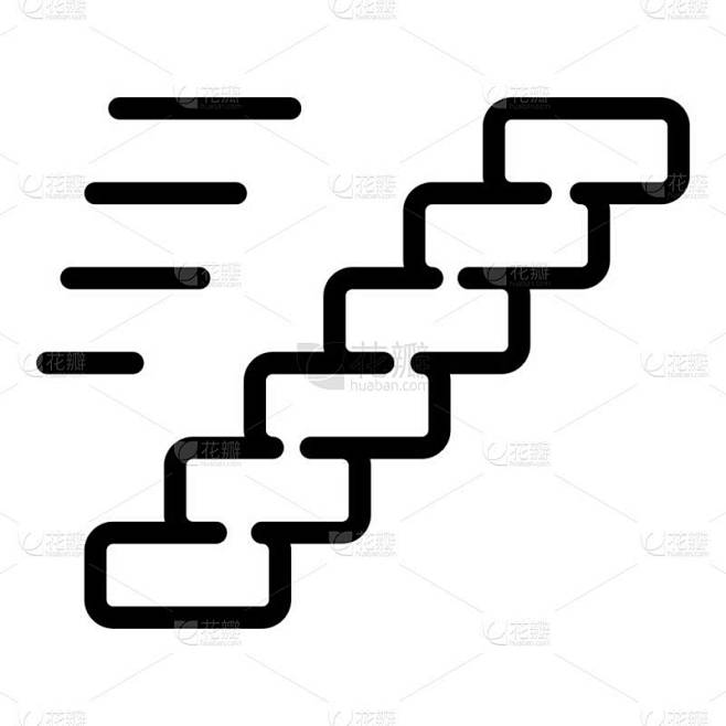 梯形图标,轮廓样式
