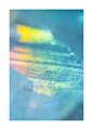 abstract blue chroma color crystal green light macro mineral stone