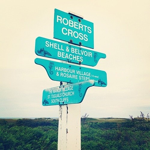 Signpost on Herm, Ch...