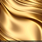 金色流线型质感丝绸纹理背景高清图片