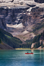 Photograph Canoeing on Lake Louise by Debby Herold on 500px