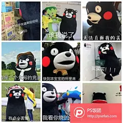 聊天再也不担心！Kumamon熊本熊表情包  - PS饭团网