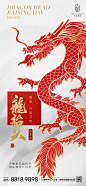 二月二龙抬头海报-源文件
