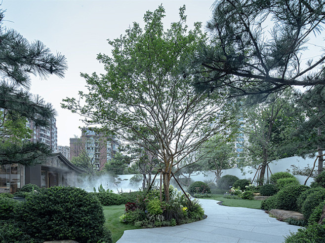 杭州龙湖葛洲坝景粼天著住宅景观-居住区案...