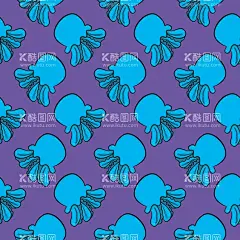 水母图案  - 源文件下载【酷图网】无缝,印花,循环,图案,数码,布料,服装,童装,水母,水母插画,卡通水母,可爱水母,小水母,素材,元素,插画,插图,矢量,图片,水母图案,可爱,海报素材,背景,动物,手绘,水母元素,水母素材,包装,简约,平铺,四方,连续,壁纸,简笔画,趣味,海洋生物,海洋馆,海底世界,水族馆,鱿鱼,线稿,蓝色,紫色