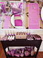 Baby Shower For Little Girl - Purple Color Palette