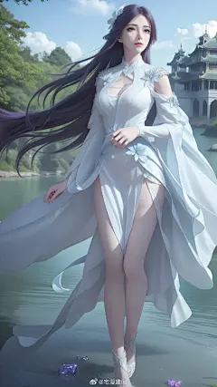 你很像我的一位故人。#国漫女神# #云曦新建模# #云曦高清壁纸# ​​​​