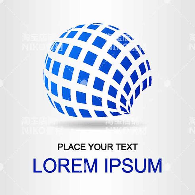 1170款矢量网络地球LOGO模板EPS...