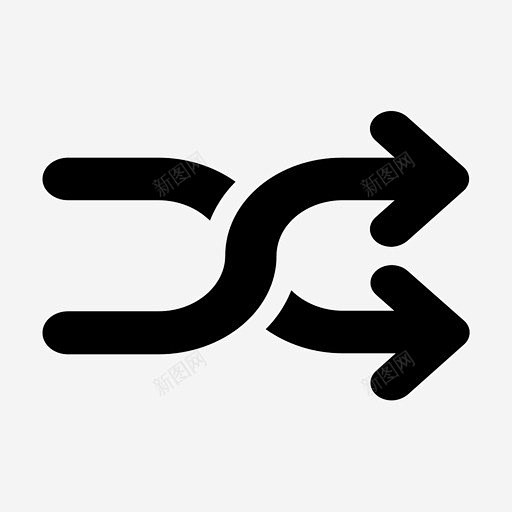 混乱切换分裂图标 UI图标 设计图片 免费下载 页面网页 平面电商 创意素材