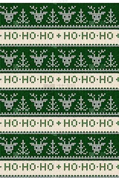 Ugly sweater Merry Christmas party ornament backgr