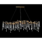 Brass and Glass Teardrop Nine-Light Chandelier - Trending - Our Products