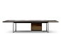 JOBS | Meeting table By Poltrona Frau : Rectangular meeting table