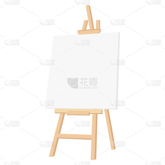 画架油画架和画布