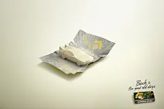 #【蜂讯网】免费观看、下载、高清大图【无水印】最新海报##海报设计# #创意海报#Gorila泡泡糖广告创意海报欣赏